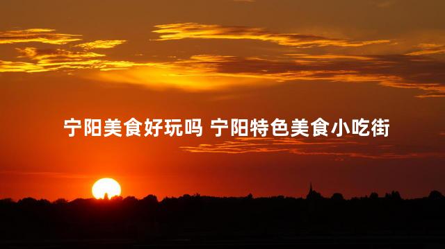 宁阳美食好玩吗 宁阳特色美食小吃街